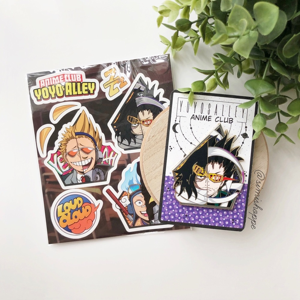 NEW Yoyo’s Alley Anime Club Exclusive Egos Series: Aizawa Hard Enamel Pin